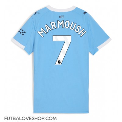 Dres Manchester City Omar Marmoush #7 Domáci pre Ženy 2025-26 Krátky Rukáv Dres Manchester City Omar Marmoush #7 Domáci pre Ženy 2025-26 Krátky Rukáv